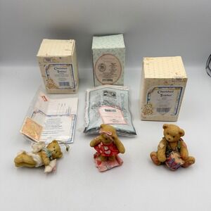 Cherished Teddies Figurine Lot of 3 Cupid Ilene Ronnie with Boxes 103608 4001719